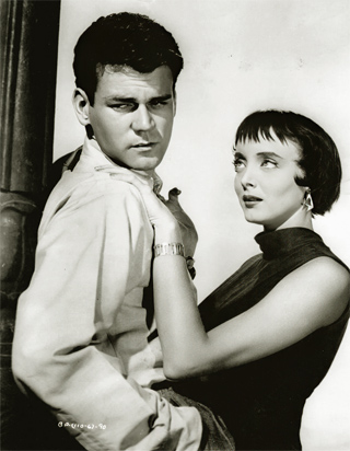 Don Murray and Carolynn Jones in The Bachelor Party
